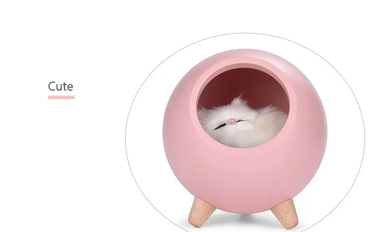 Bonito do Bebê Lâmpada das Crianças para o Quarto Luz da Noite Gato Biônico Noite Decoração Casa Presente Natal Luzes Criativas Led 12 Luzes noturnas