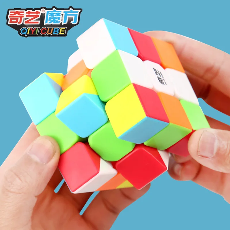 Волшебный кубик воина QIYI 3x3x3 профессиональный пазл антистресс скоростной без