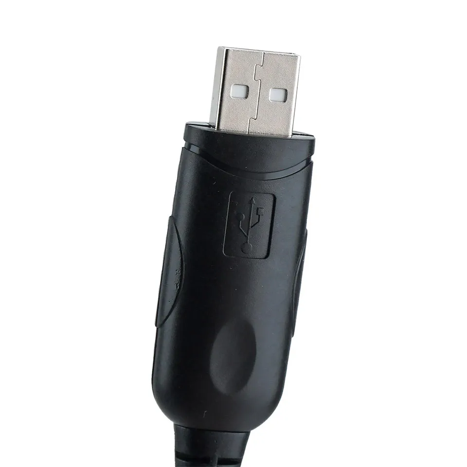 PC25 Black Crystal Head Original USB Programming Cable for Retevis RA25 Mobile Radio Station With Screen