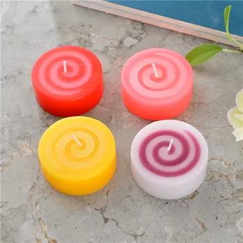 

2pcs Scented Candles Set Rose Flavor Handmade Birthday Colorful Candle Wedding Christmas Small Candle Candele Home Decor DA60LZ