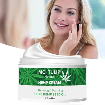 

Hemp Oil 60ml Essence Face Cream Hyaluronic Acid Anti-aging Moisturizer Nourishing Collagen Essence Skin Care Cream