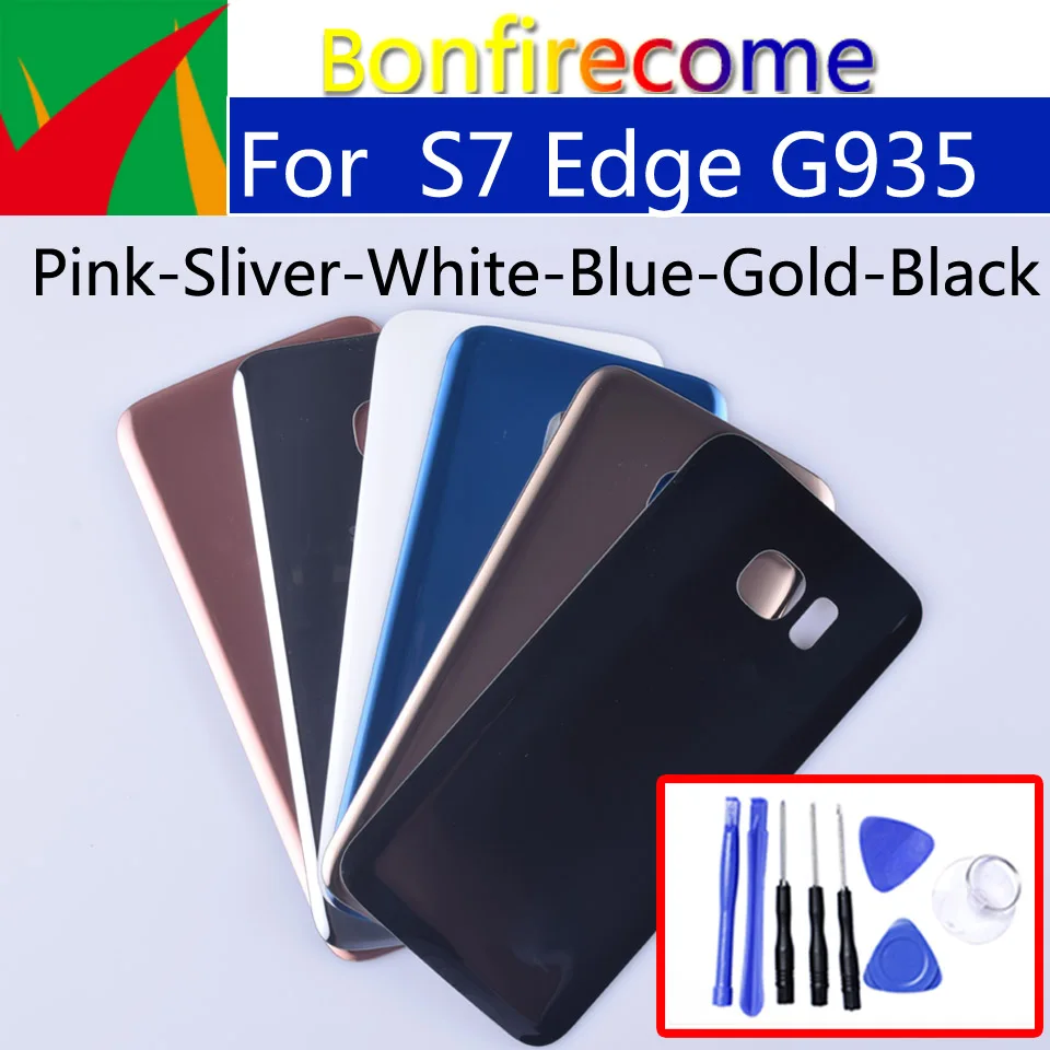Задняя крышка аккумулятора S7Edge для Samsung Galaxy S7 Edge G935 G935F задняя G935FD G935A замена