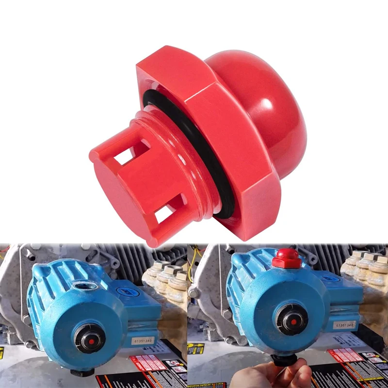 Tappo Di Riempimento Dell'Olio Automobilistico Nony (Rosso) Sostituire Per Idropulitrici Di Ricambio Oem 514009761
