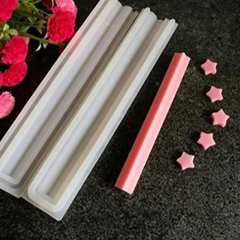 

Soap Silicone Mold Handmade Decoration Tool Tube Mould Kitchen Craft Decorations Star