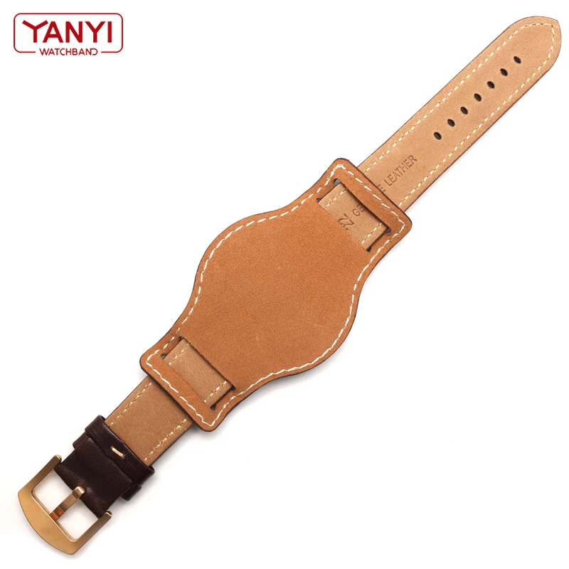 Handmade Genuine Leather Men's Watch Strap - Premium Watchband Bracelet