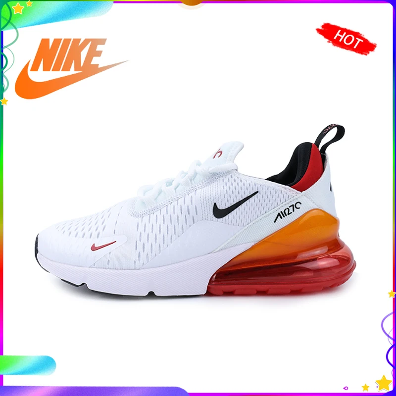 Скидка Аутентичная Оригинальная продукция Nike AIR MAX 270 мужские кроссовки тренд модные уличные спортивные классические дышащие 2019 новые BV2523 100
