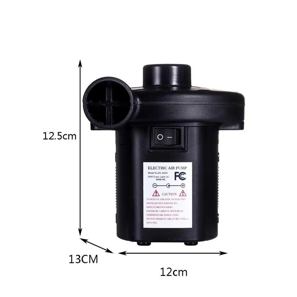 

Inflatable Pump Electric Air Mattress Camping Pump Portable Fast Filling For Car Home Use