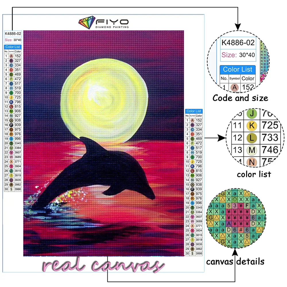 GDYEEH 5D Mont Fuji Peinture Diamant Painting Kit, DIY Fleurs