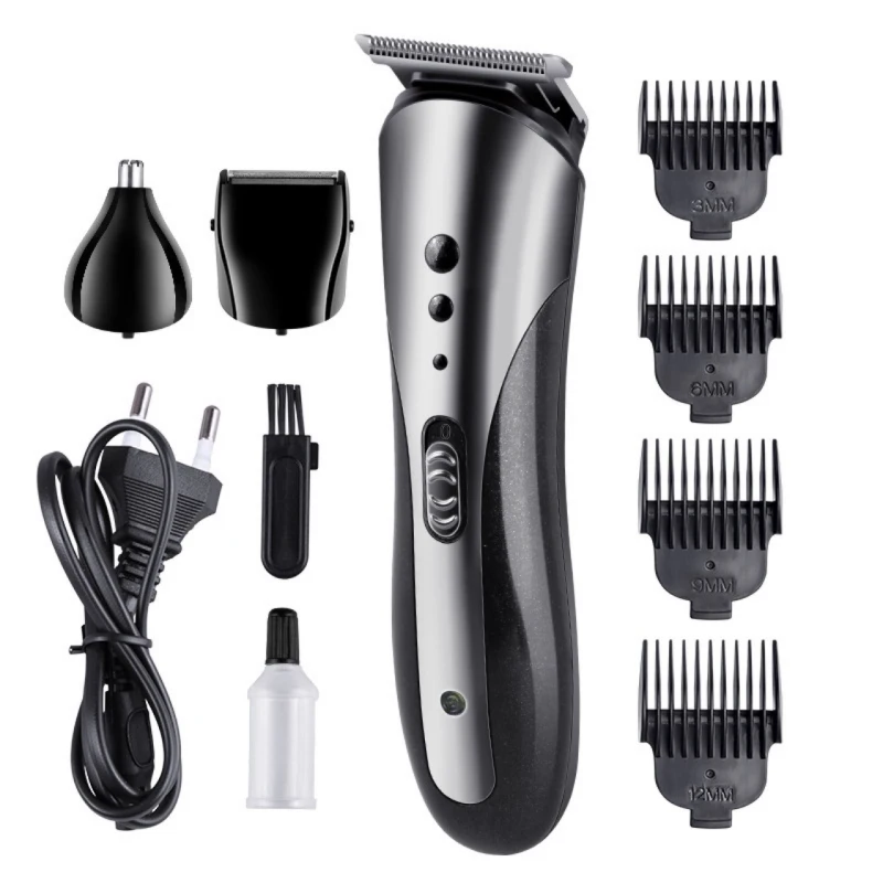 All in1 Rechargeable PRO Hair Clipper Electric Waterproof Wireless Trimmer Beard Nose Ear Professional Shaver | Бытовая техника