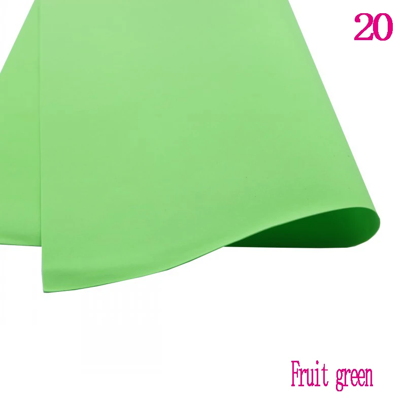 20-fruit-green 50*50 см 1 мм плотная ПЭ пена бумага ручной работы листы губка Скрапбукинг ремесла для цветов фон DIY Подарочная открытка ручной работы Декор - Цвет: 20-fruit-green