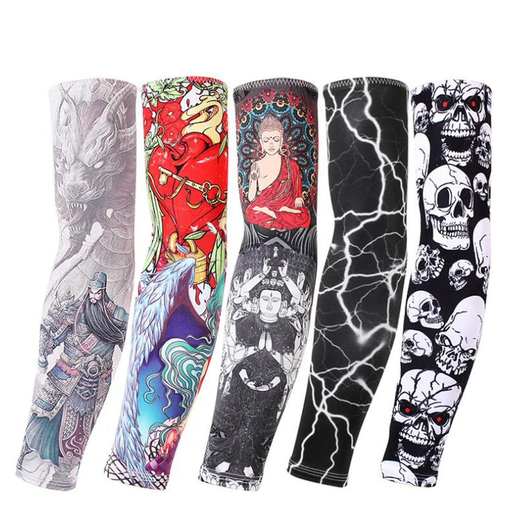 Налокотники для занятий велоспортом и бегом с 3D-принтом защита от ультрафиолета