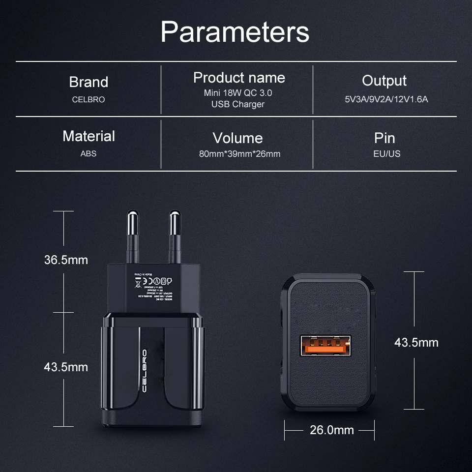 Быстрая быстрая зарядка 3,0 USB зарядное устройство для телефона зарядное устройство для путешествий QC 3,0 быстрое зарядное устройство для iPhone IPad Xiaomi mi 9 9 T красный mi K20 pro