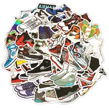 

10/30/50/100Pcs Sneaker Shoes Sticker Basketball Shoes Stickers Suitcase Laptop Skateboard Fridge Luggage Canvas Anime Sticker