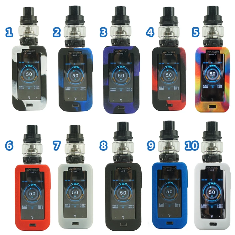 50 шт Противоскользящий силиконовый чехол для Vaporesso Lux 220W Текстурированная Кожа