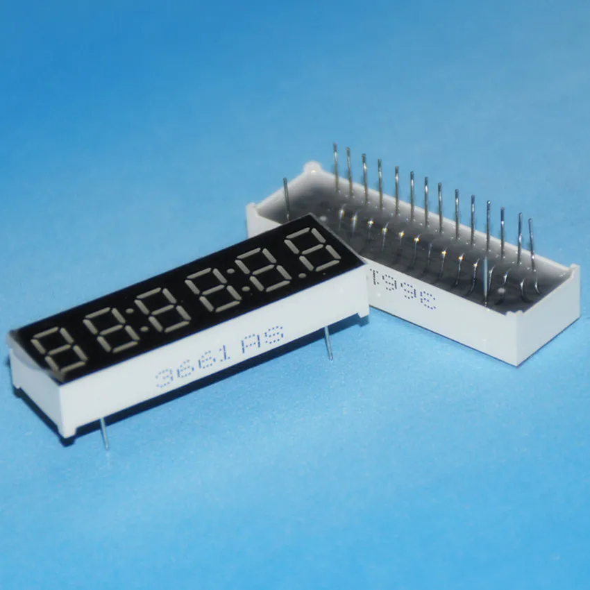 Дисплей со светодиодным таймером 6 цифр 7 сегментов 0 36 дюйма 2 шт.|led sign display|led timer