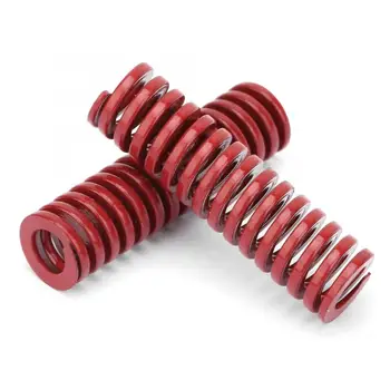 

2Pcs Red Mould Springs OD 10mm ID 5mm High Accuracy Steel Medium Light Loading Spiral Stamping Compression Die Spring