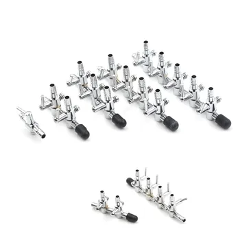 

New 1-5 Way Stainless Steel Aquarium Tank Air Pump Air Flow Splitter Tube Pipe Line Control Valve Switch Valve