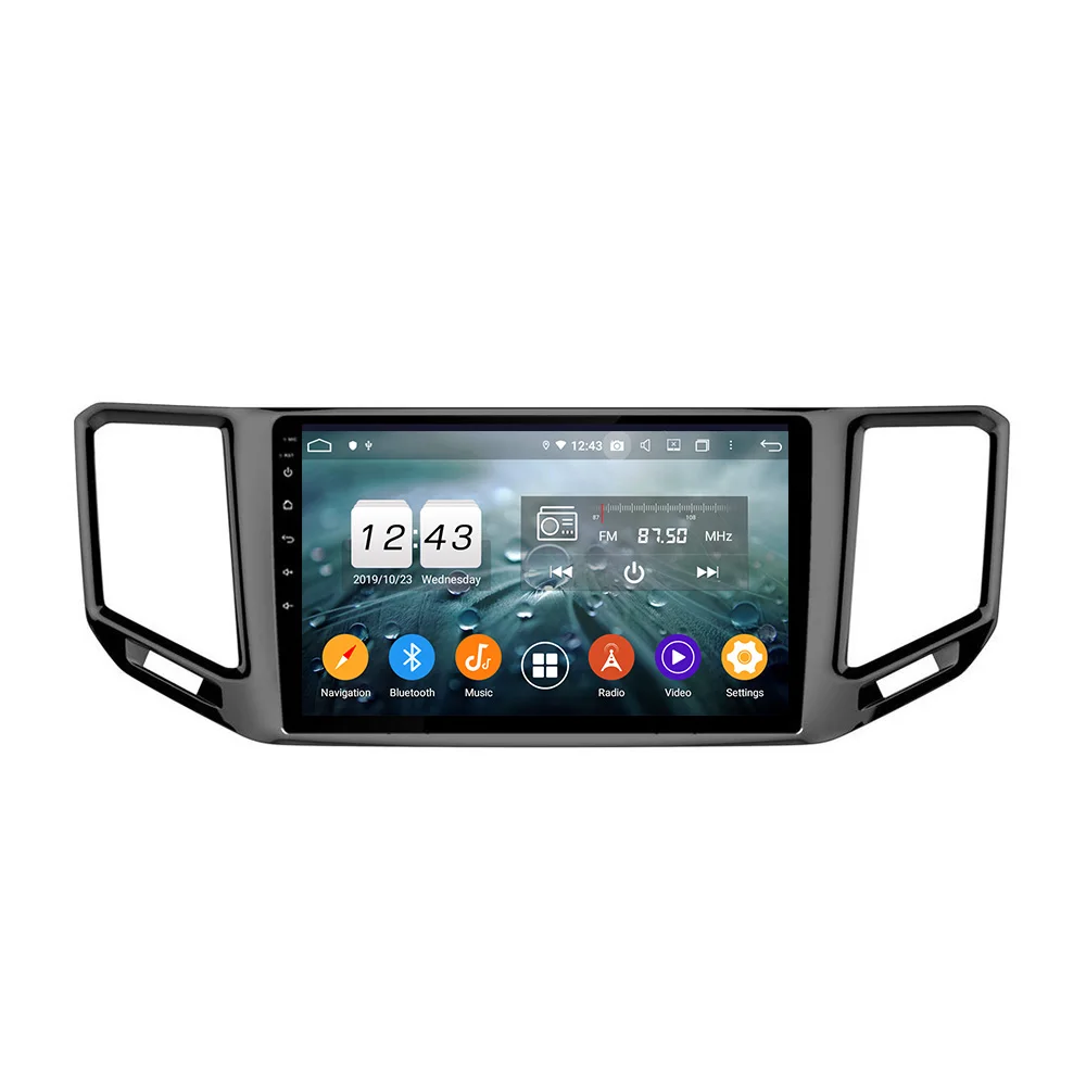 " ips Android 9,0 автомобильный мультимедийный плеер Авто Радио стерео для VW Teramont gps Навигация BT DSP wifi Bluetooth MP3