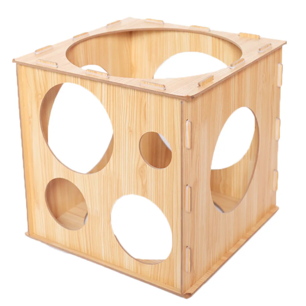 Праздничные и вечерние воздушные шары измерительные инструменты деревянный куб воздушный шар измерительный инструмент для различных размеров воздушных шаров