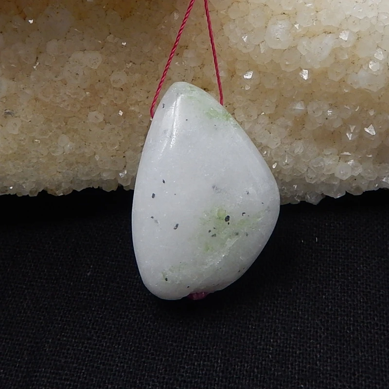 Ювелирные изделия из натурального камня Drusy Geode подвеска с рубином 37x25x13 мм 17,2 г полудрагоценный камень модная Ювелирная подвеска