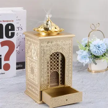 

Muslim Eid Incense Burner Creaive Aroma Furnace Desktop Adornment Fashion Wood Craft
