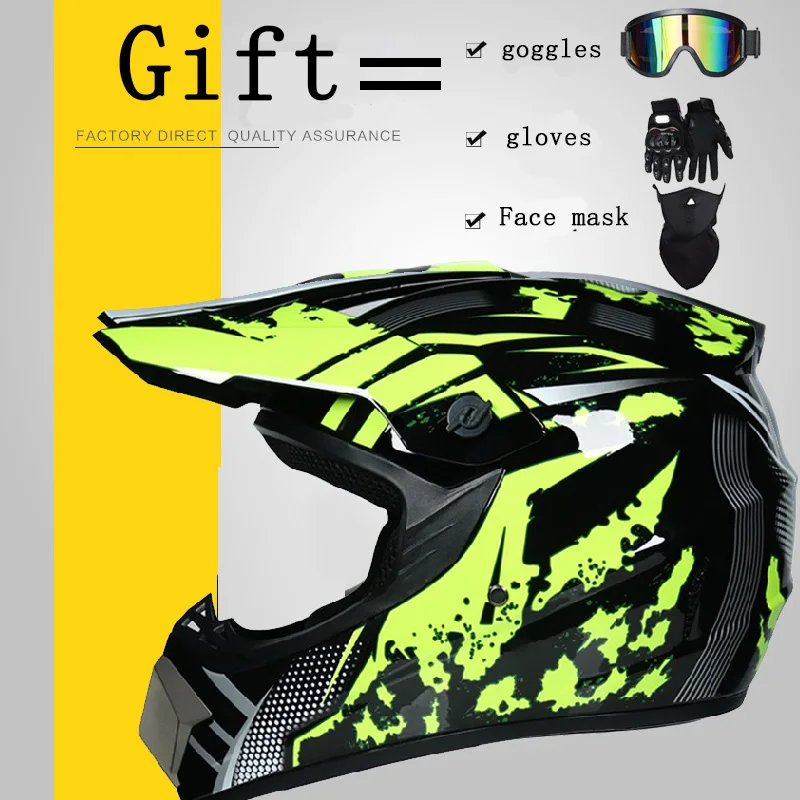 Рекламная акция! Новые шлема мотоцикла внедорожный шлем Cross Racing Шлем горные