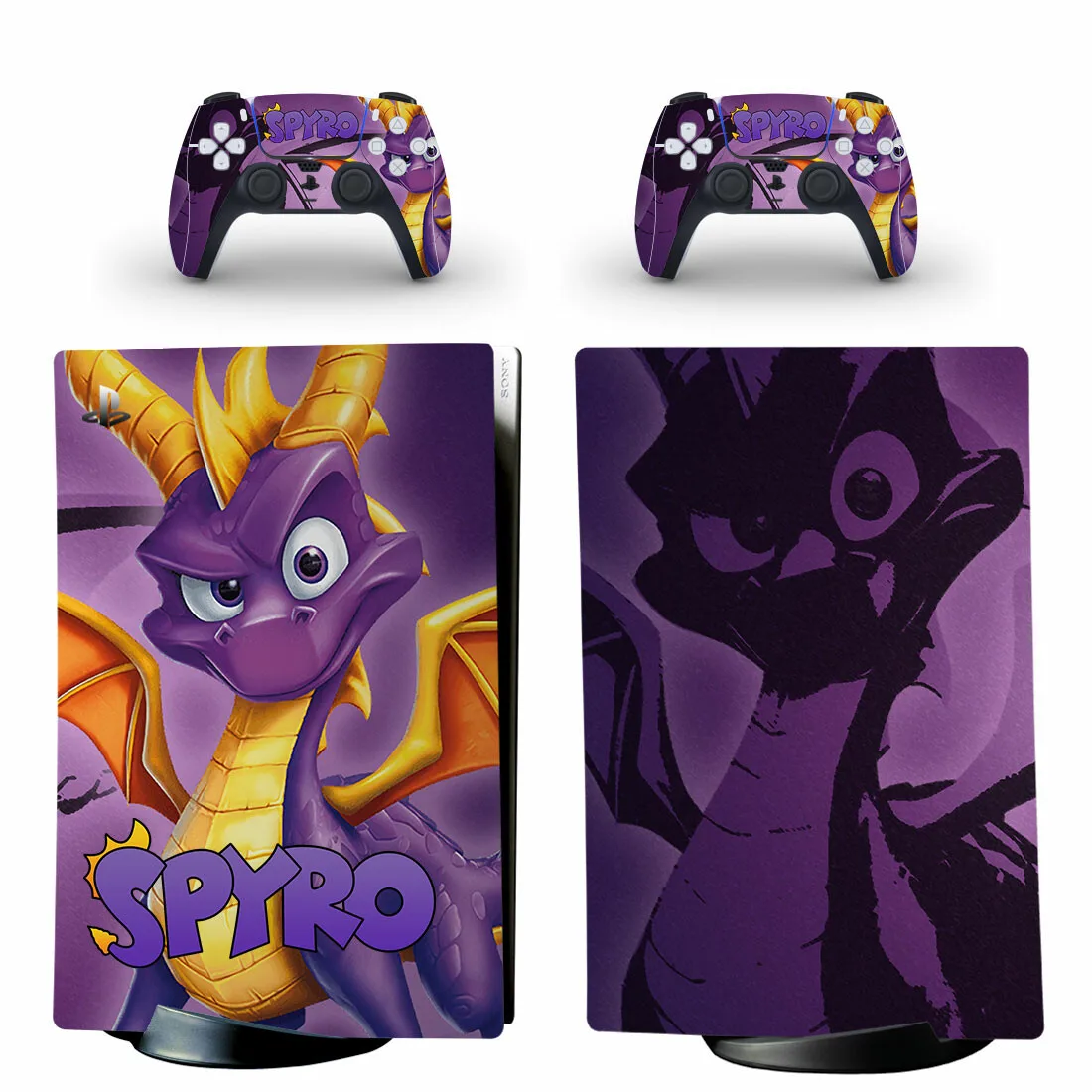 Spyro Dragon Ps5 Digital Skin Sticker Per Playstation 5 Console E 2 Controller Decalcomania Pelli In Vinile