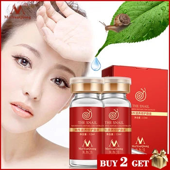 

Snail 100% Plant Hyaluronic Acid liquid Moisturizing Face Serum Whitening Shrink Pores Skin Care Anti Aging Anti Wrinkle Cream