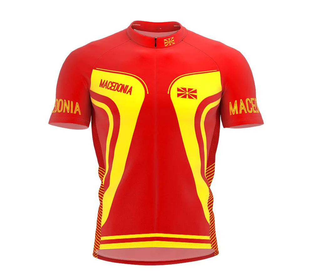 

2022 MACEDONIA Multiple Choices Summer Cycling Jersey Team Men Bike Road Mountain Race Tops Riding Bicycle Wear Bike Clothing