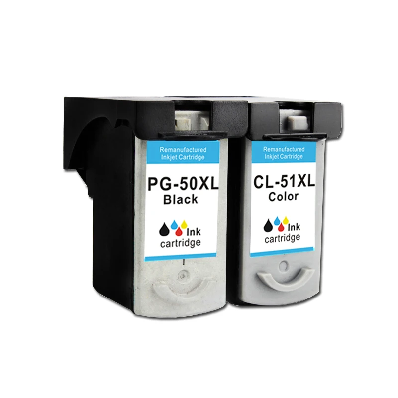 1SET 2PCS Чернильных картриджей патрона для PG-50 PG 50 PG50 Pixma MP160 MP170 MP180 MP450 MP460 MX300 MX310 струйный принтер - Цвет: 1SET 2PCS