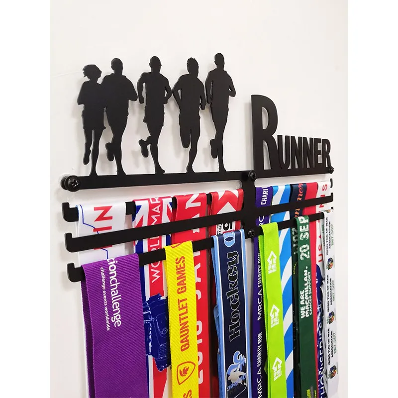 Three Bar Marathon Runner Medal Hanger