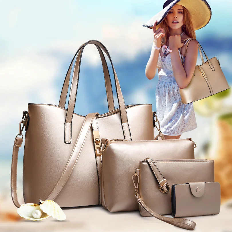 

MAIDINI 201 Summer New Style 9 Europe And America Fashion New Style Different Size Bags Three-piece Set Single-shoulder Crossbod