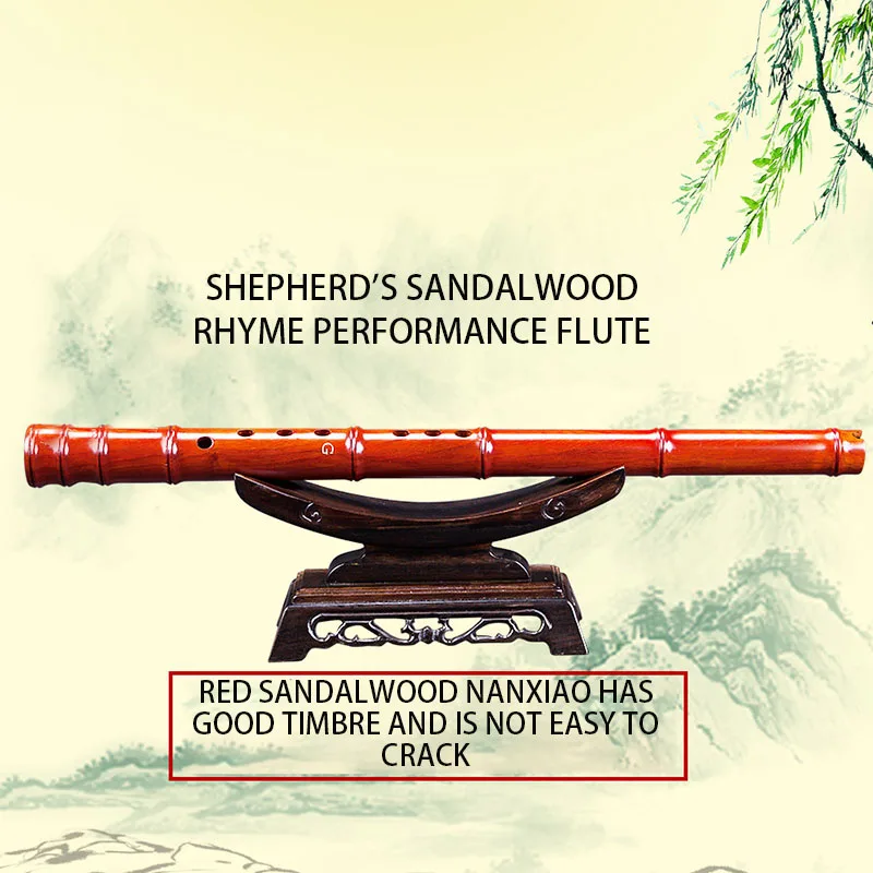 

Honyun Collection Red Honolulu Xiao 8 Hole Nanxiao Chi Eight Musical Instrument Master's Own Accessories Collection