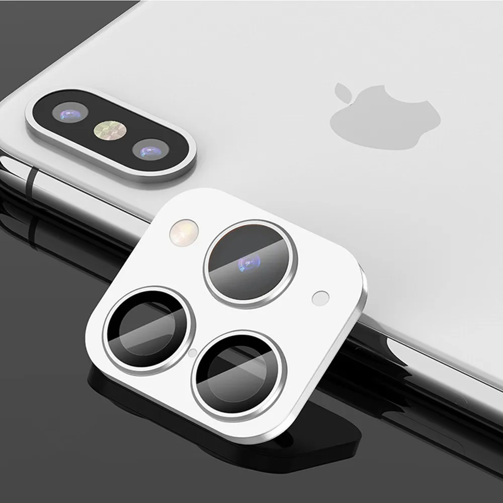 Новый стикер чехол для объектива с секундной сменой Apple iPhone X XS MAX поддельная