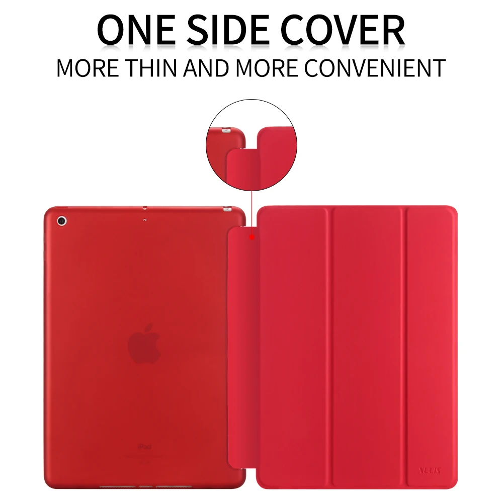 AIYKEXIN чехол для ipad 5-го 6-го поколения из искусственной кожи чехол для ipad мягкая задняя смарт-крышка Подставка для ipad 9,7 чехол
