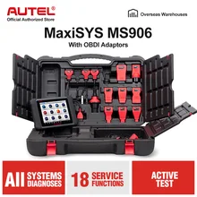 Autel MaxiSys MS906 OBD2 сканер автомобильный диагностический инструмент ключ программируемый код читатель EOBD OEM инструменты ключ кодирования подарок AL319