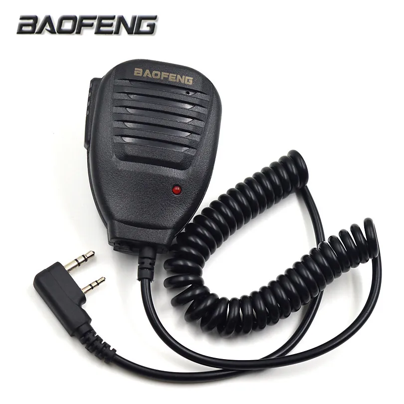 Портативный ручной динамик Baofeng PTT двусторонний радио и микрофон для walk talkie UV 5R 5RA