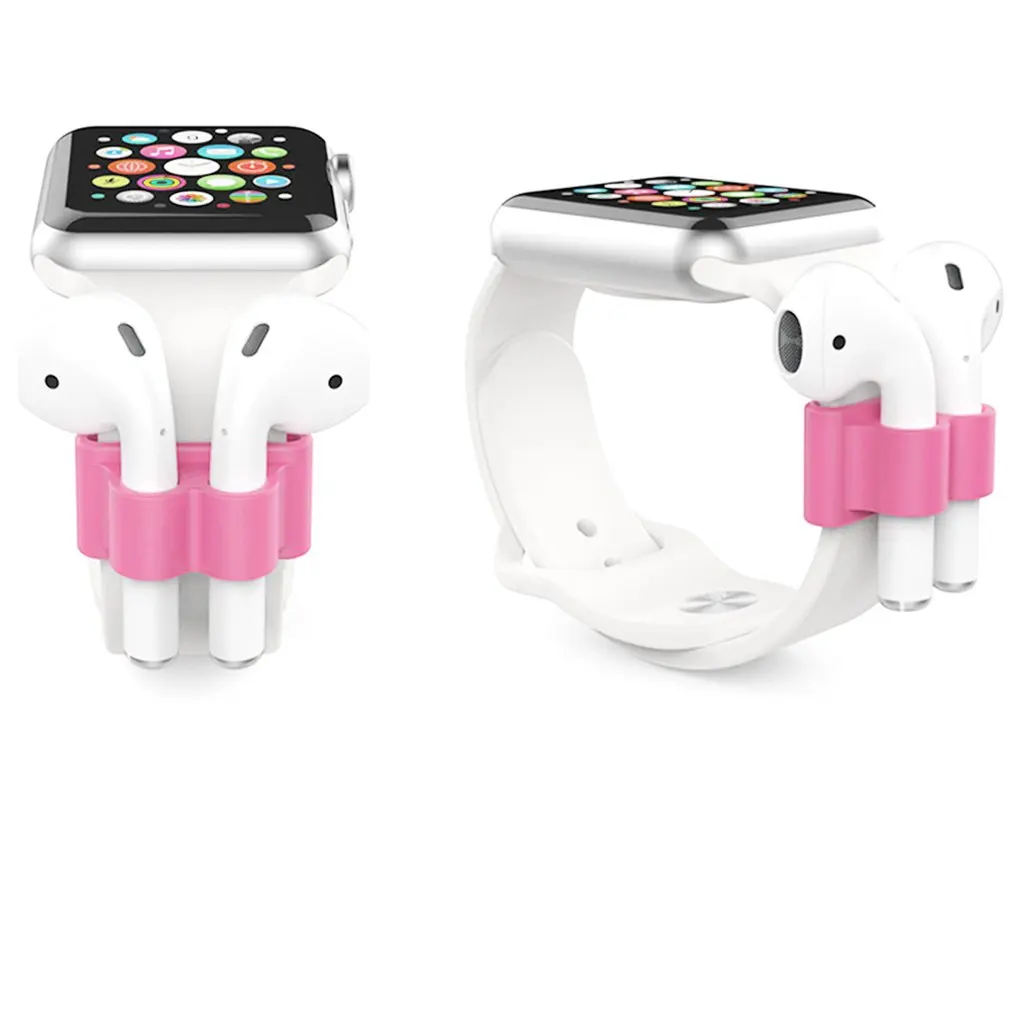 Применимый Apple airpods ремешок анти-потеря силиконовый рукав airpods 2 часы ремешок браслет с пряжкой кронштейн