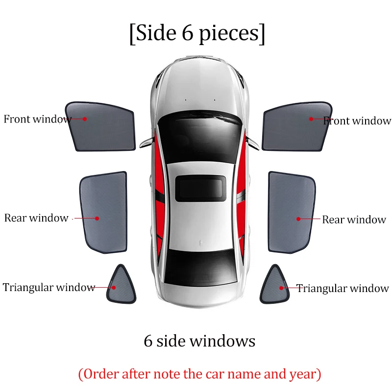 custom bumper stickers For Renault Kaleos Kadjar Clio-4 Megane-R26 / Magnetic Special Curtain Window SunShades Mesh Shade Blind Fully Covered car decal stickers Other Exterior Accessories