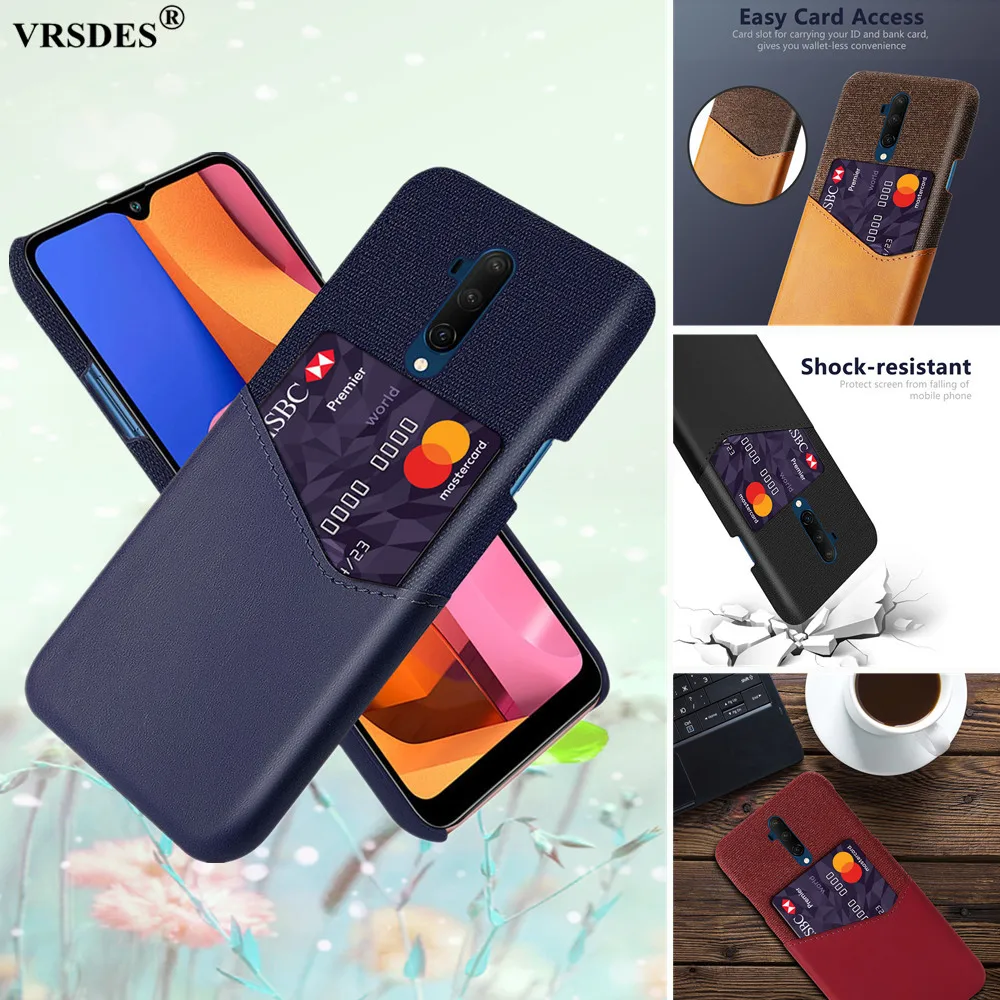 Чехол с отделениями для карт OnePlus 7T Pro 7 6T 6 5T 5 1 + роскошный чехол-кошелек | Мобильные
