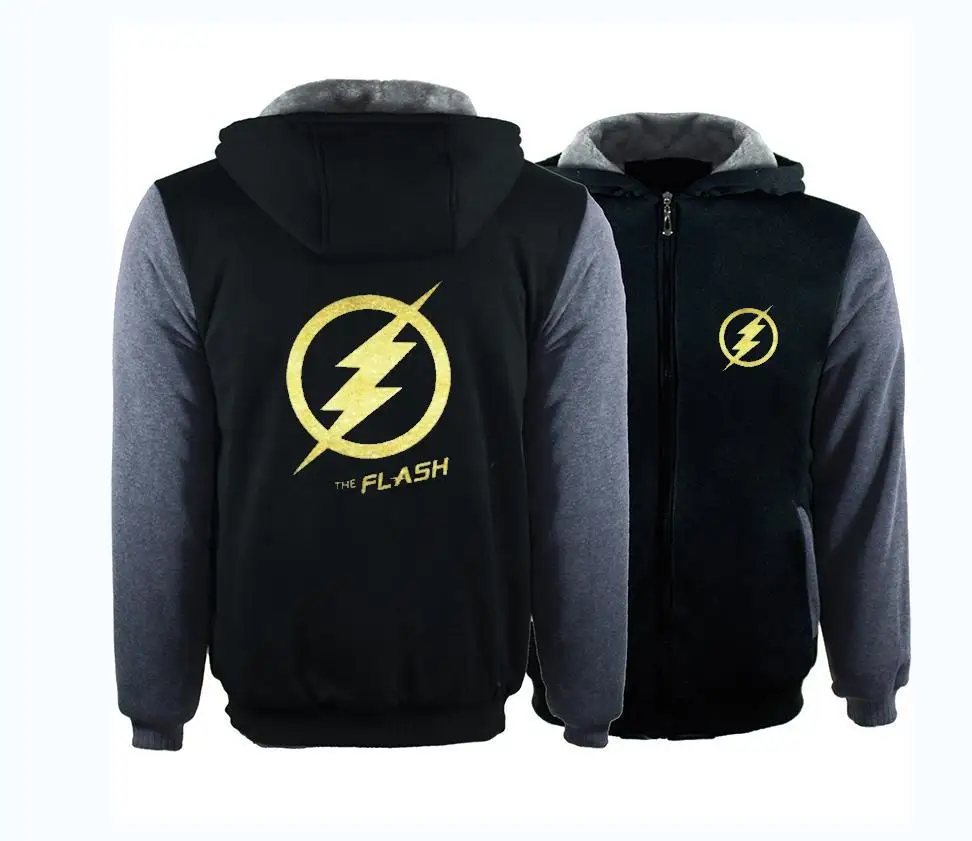 The Flash Off White Hoodies Men Women Sweatshirt Zipper Hoodie Children Tops Streetwear Hoody - Цвет: C