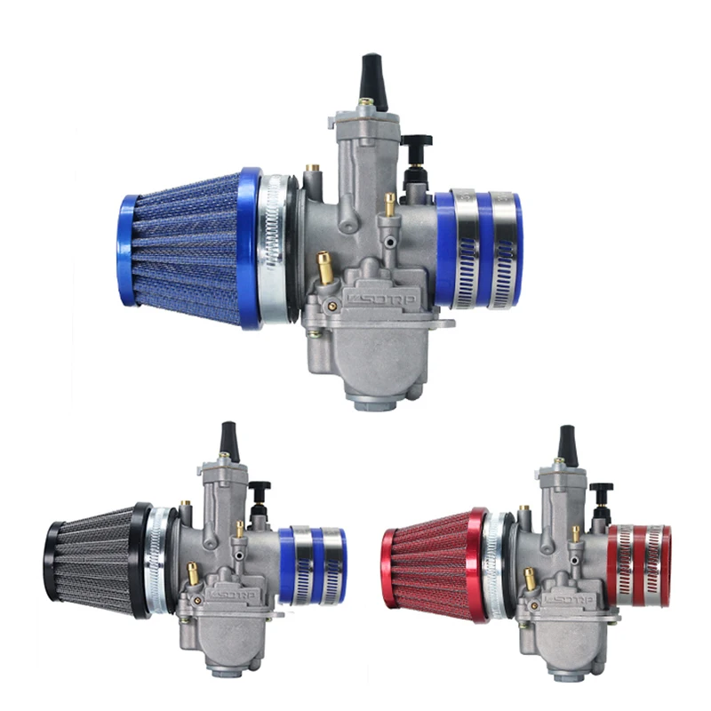 ZS гоночный мотоцикл PWK 21 24 26 28 30 32 34 мм карбюратор+ воздушный фильтр+ воздушного фильтра многочисленные держатель для ATV Скутер