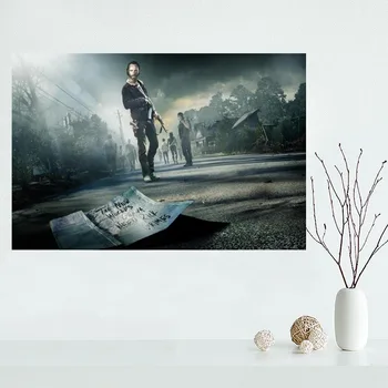 

The Walking Dead Canvas Poster Custom Canvas Painting Poster print cloth fabric wall art poster