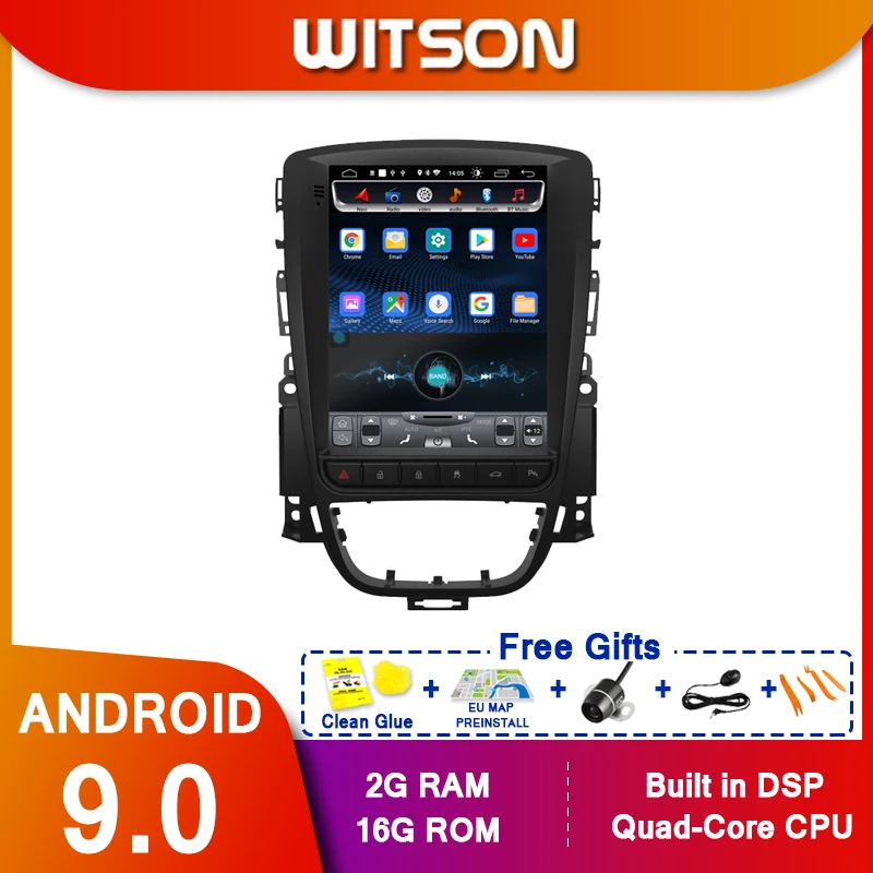 Автомобильный мультимедийный плеер WITSON Android 9 0 с вертикальным экраном GPS