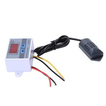 

Digital Humidity Controller Hygrometer Humidity Control Switch 0~99%Rh Hygrostat With Humidity Sensor AC220V