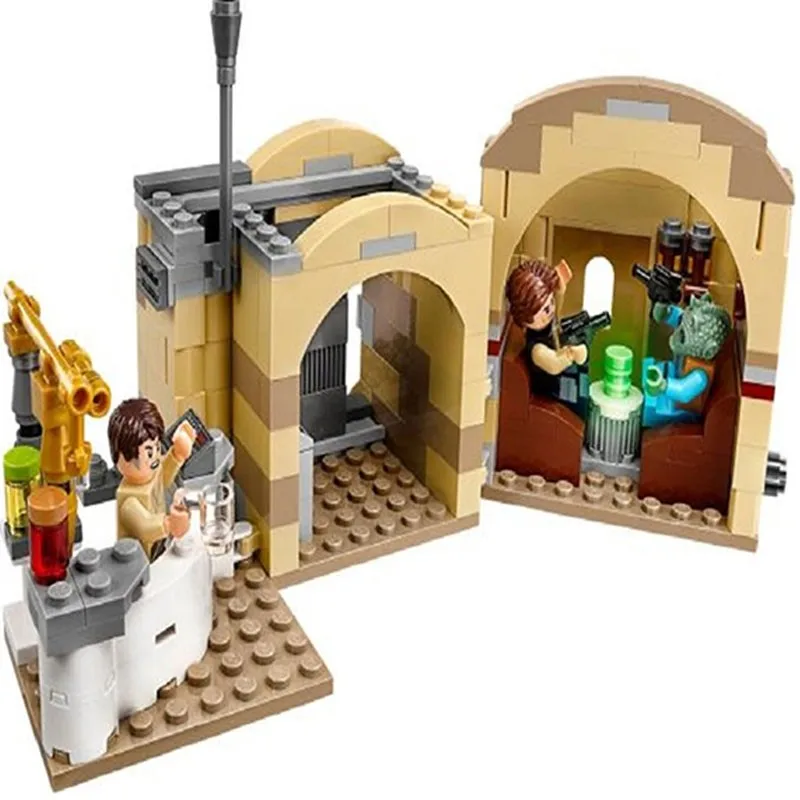 

NEW 10905 Star Wars Series Mos Eisley Cantina Building Block 400pcs Bricks Toys Compatible With lepining Free Shipping
