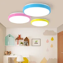 Современный минималистский Гостиная Спальня библиотеки Холл ресторана балкон светодиодный Северной Европе-Стиль лампы Макарон Творческий Ник