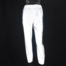 *#Best Price Dropshipping Hip Hop Reflective Pants Women Joggers Sweatpants Streetwear Night Light Shiny Blink Long Pants for Couples *#Best Price Dropshipping Hip Hop Reflective Pants Women Joggers Sweatpants Streetwear Night Light Shiny Blink Long Pants for Couples