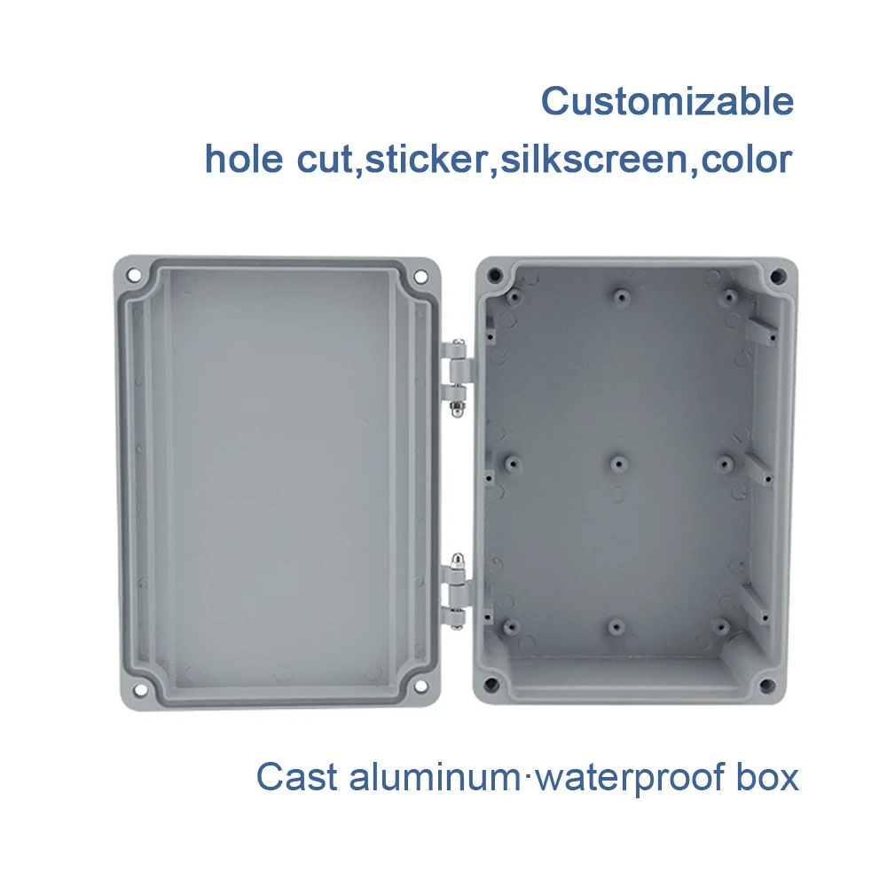 a pcs/lot 220*155*95mm CSCSD inverter case aluminum die cast junction box waterproof aluminum chassis case enclosure amplifier