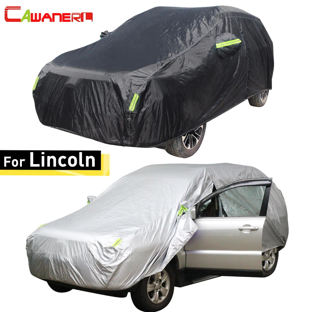 

Cawanerl For Lincoln LS MKZ Zephyr MKS MKX Aviator MKC Full Car Cover Waterproof Sun Rain Snow Protector Auto Cover Dust Proof